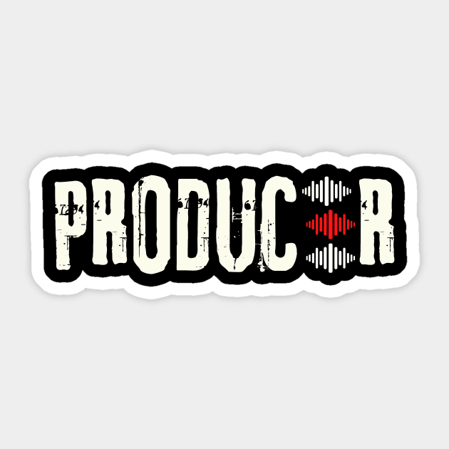 producer Sticker by Leap Arts